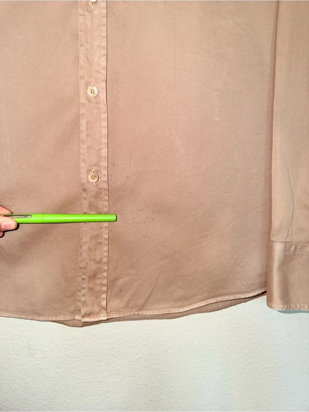 Gucci Men's Button-Down Shirt in Taupe